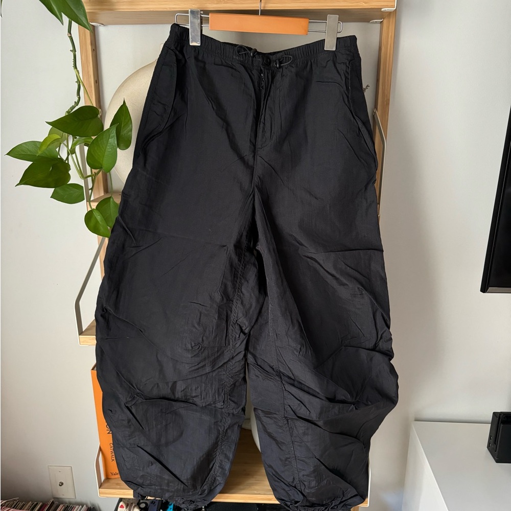 Black TNA parachute pants